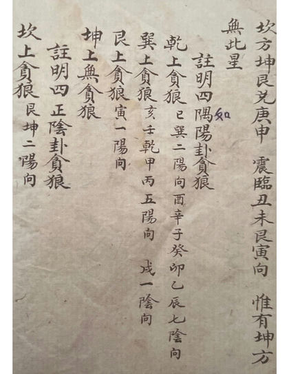 三元二十四山挨星古书籍