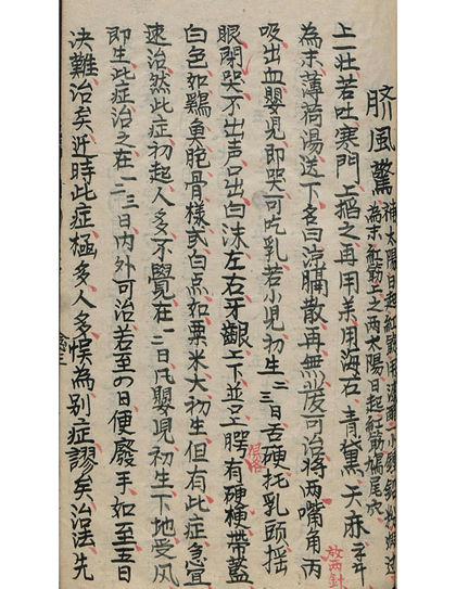 小儿各种惊图古书籍